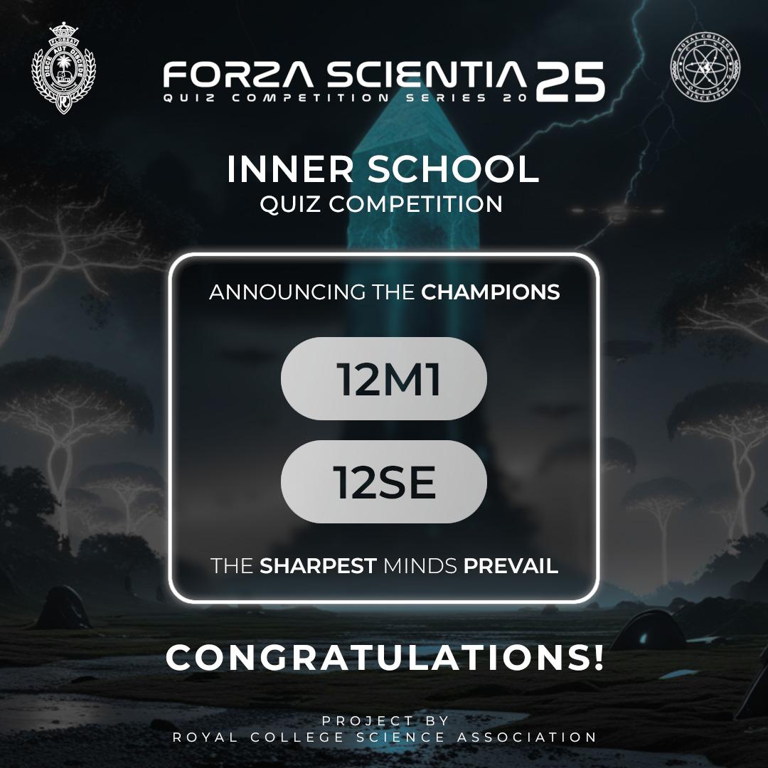 Forza Scientia'25 - Inner School Winners